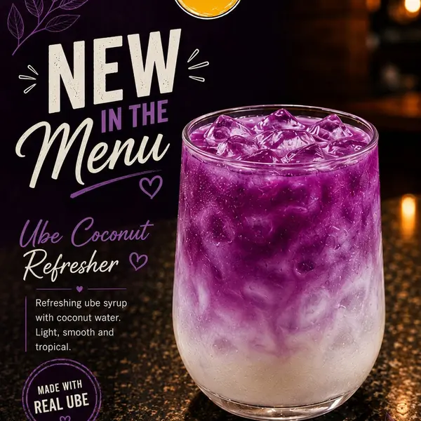 cafe-beans-coffee-shop - UBE COCONUT REFRESHER