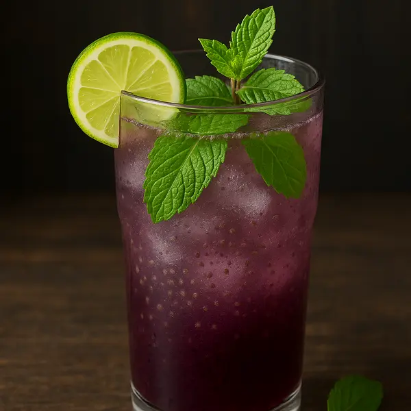 cafe-beans-coffee-shop - BLUE BERRY MOJITO WITH CHIA SEEDS