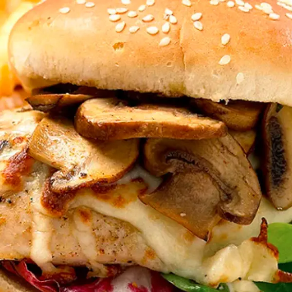 cafe-copenhagen - Grilled Mushroom Burger