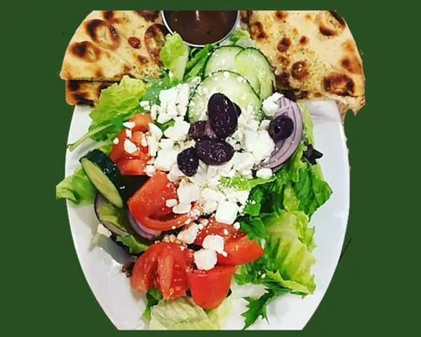 cafe-la-boheme - Greek Salad w/ House Baked Pita