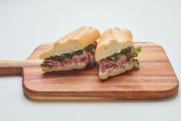 cafe-madeleine - Roast Beef, Wild Arugula, and Truffle-Ricotta Cheese