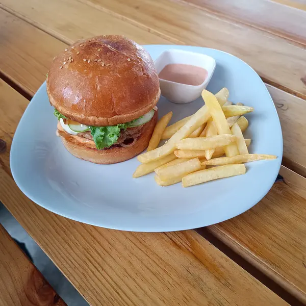 cafe-stone - Grill Chicken Burger