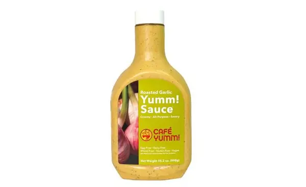 cafe-yumm - Bottle of Roasted Garlic Yumm! Sauce