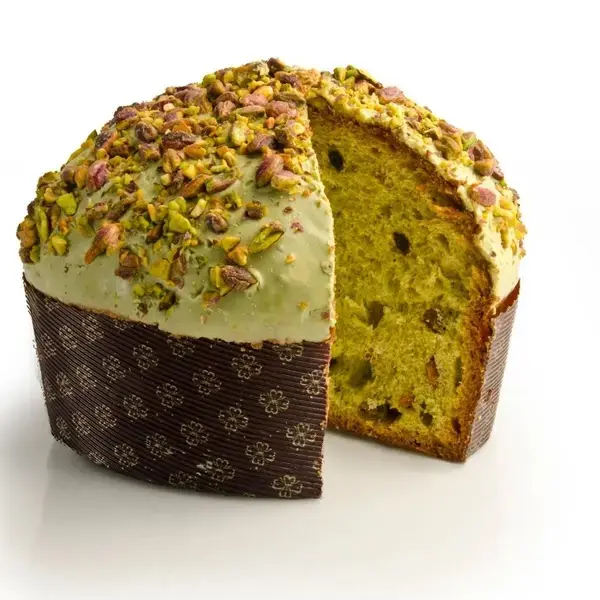 caffe-poliziano - Panettone Artigianale Al Pistacchio Di Bronte (850 Gr.)