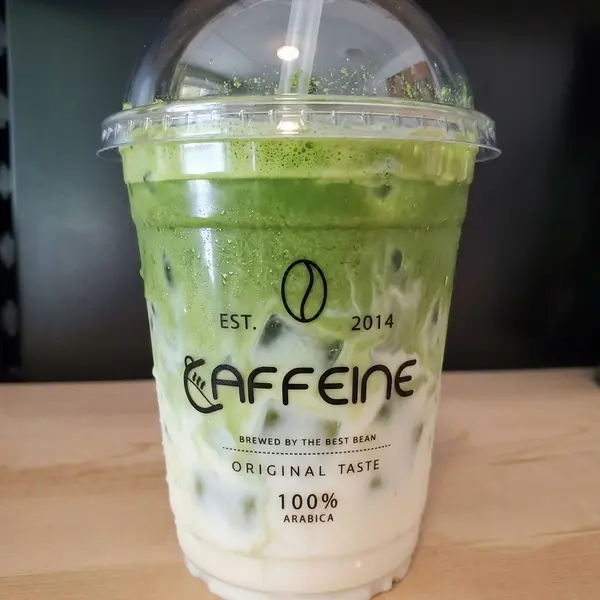 caffeine-coffee-shop - ICED  MATCHA LATTE