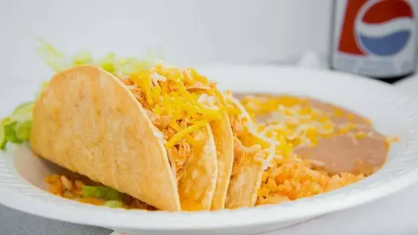 california-burrito - Combo 9: Two Chicken Tacos