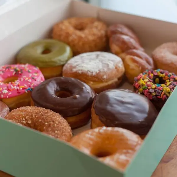 california-donuts - One Dozen Classic Donuts