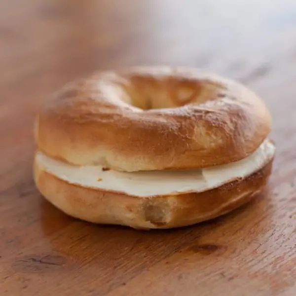 california-donuts - Plain Bagels with Cream Cheese