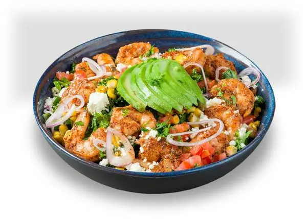 california-fish-grill - GRILLED SHRIMP & AVOCADO SALAD