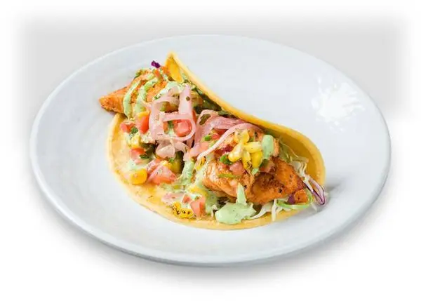 california-fish-grill - CAJUN SALMON TACO