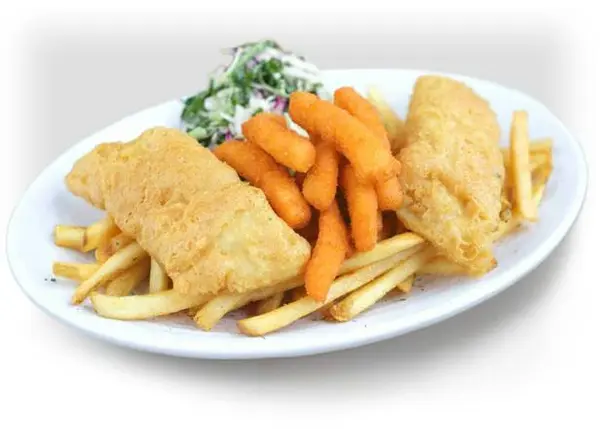 california-fish-grill - CALAMARI & BATTERED FISH