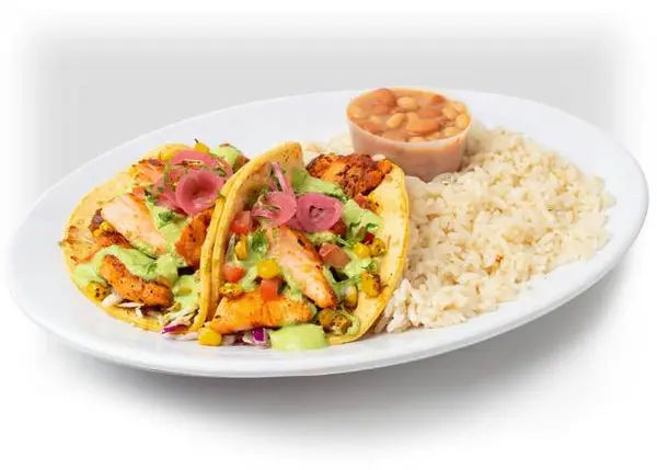 california-fish-grill - CAJUN SALMON TACO COMBO