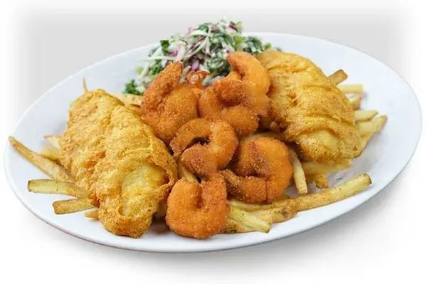 california-fish-grill - SHRIMP & BATTERED FISH