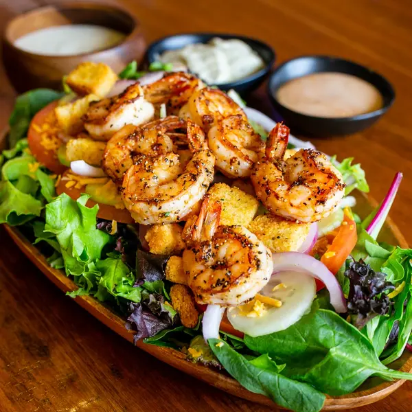 calliope-s-seafood-poboys - GRILLED OR FRIED SHRIMP SALAD
