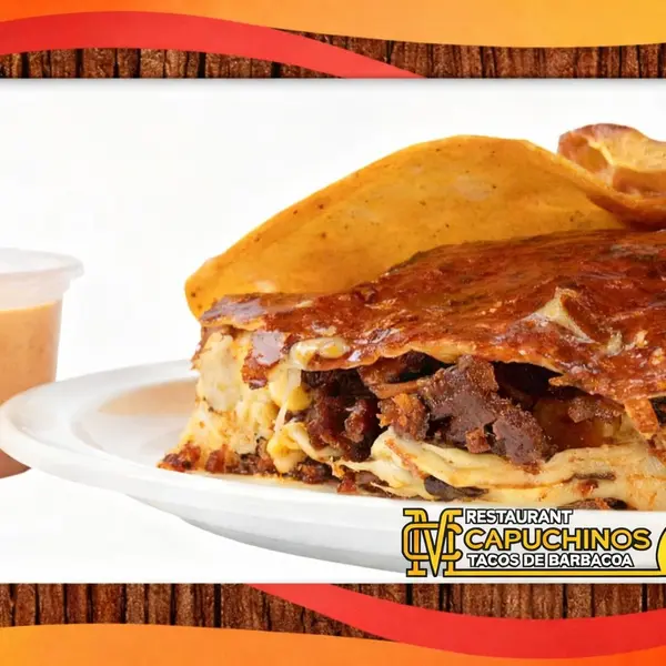 capuchinos-tacos-de-barbacoa - Papa rellena con queso