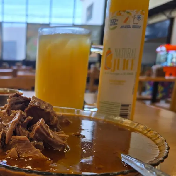 capuchinos-tacos-de-barbacoa - Jugo de Naranja