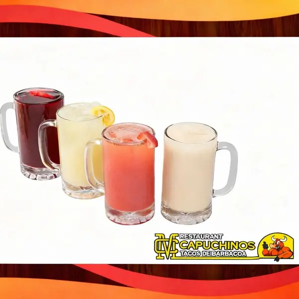 capuchinos-tacos-de-barbacoa - Agua de horchata