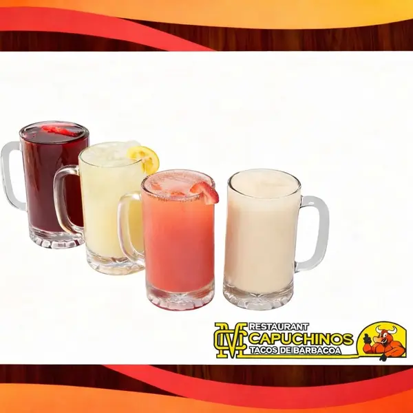 capuchinos-tacos-de-barbacoa - Agua del dia