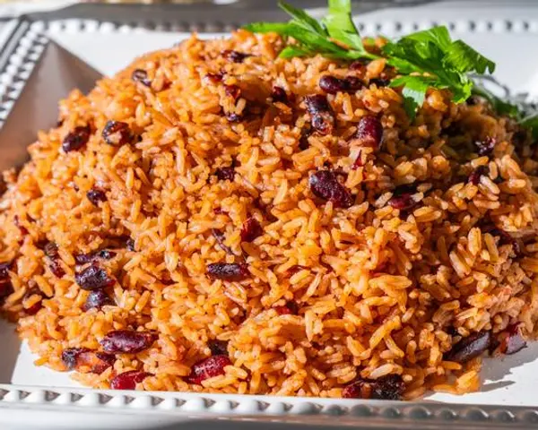 caribbean-fire-grill - Rice and Beans