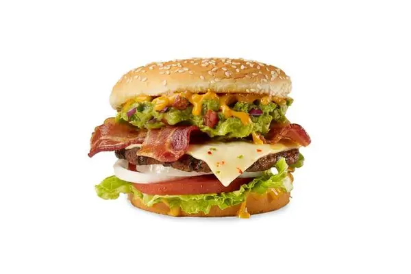 carls-jr - Single Guacamole Bacon Burger