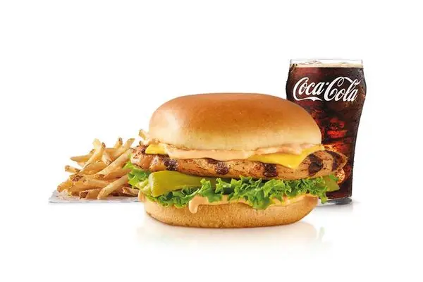 carls-jr - Charbroiled Santa Fe Chicken™ Sandwich Combo