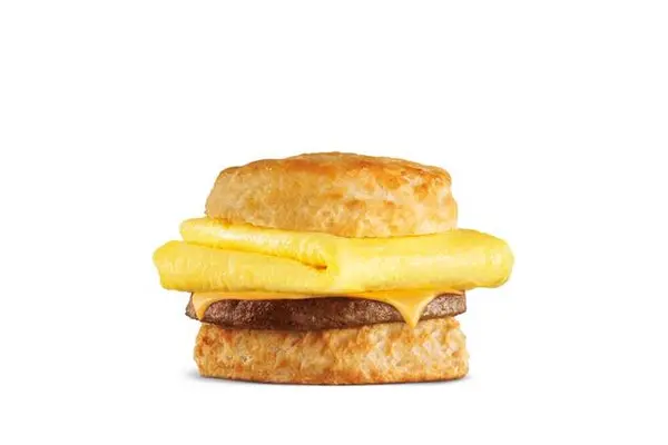 carls-jr - Sausage Egg & Cheese Biscuit