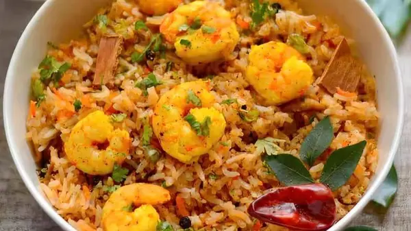 chaat-corner - Shrimp Biryani