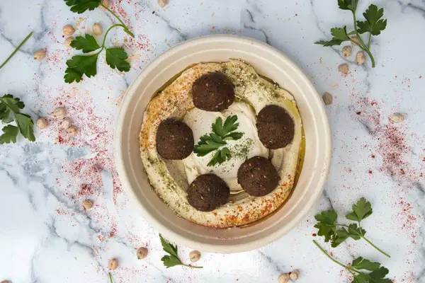 chef-hacarmel-plateaux-traiteur-chef - Houmous Falafel