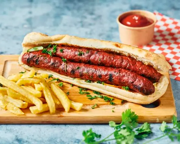 chez-papy - Sandwich merguez & frites