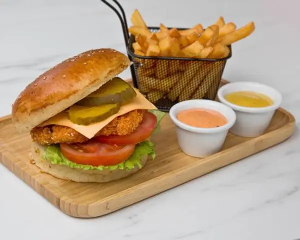 chicken-delice - Chicken cheese burger