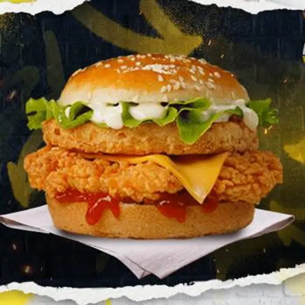 chicken-factory-chatelet - Menu tower burger