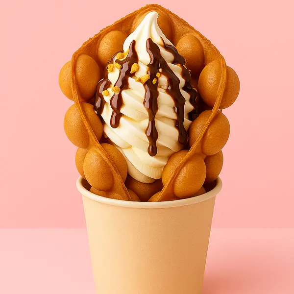 choco-choo-bay-st - Bubble waffle