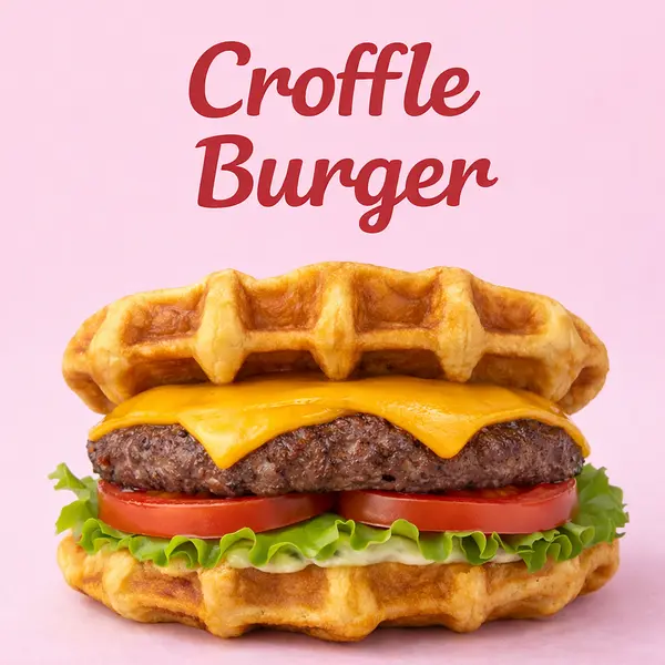 choco-choo-bay-st - Croffle Burger (new!)