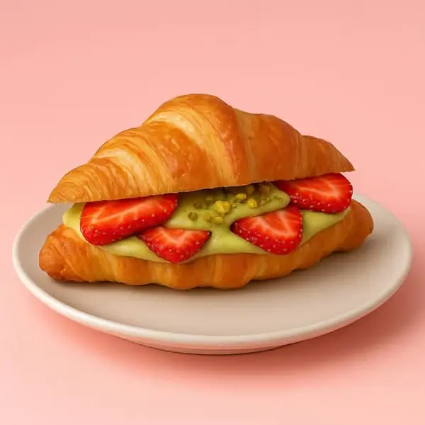 choco-choo-bay-st - Pistachio Strawberry  Croissant