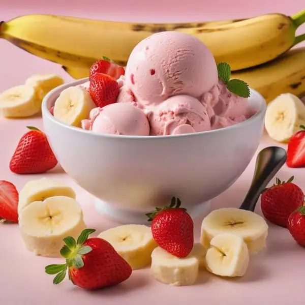 choco-choo-express - Banana Strawberry Ice Cream