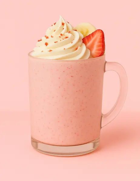 choco-choo-express - Strawberry Banana Milkshake