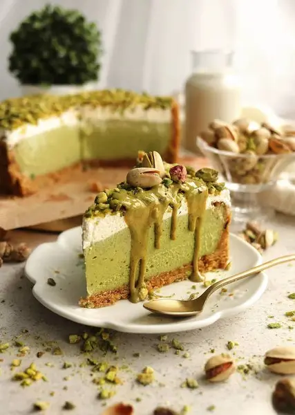 choco-choo-express - Pistachio Cheesecake