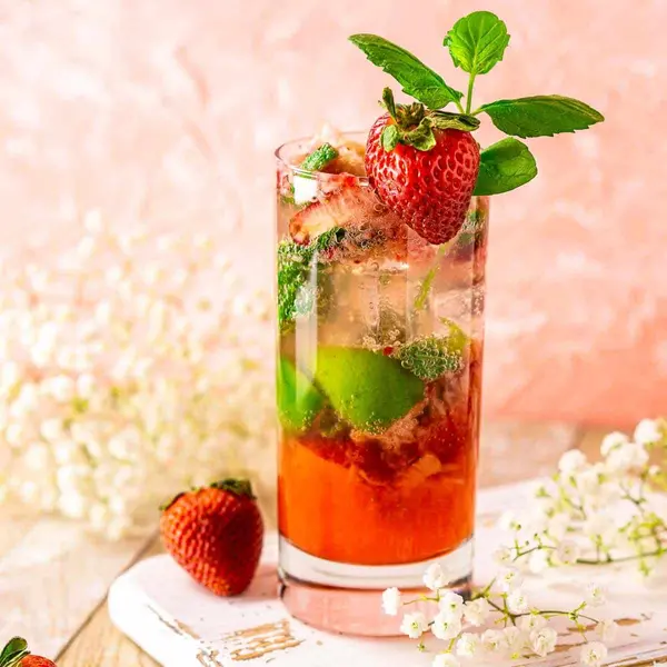 coffee-fluffy - Strawberry mojito