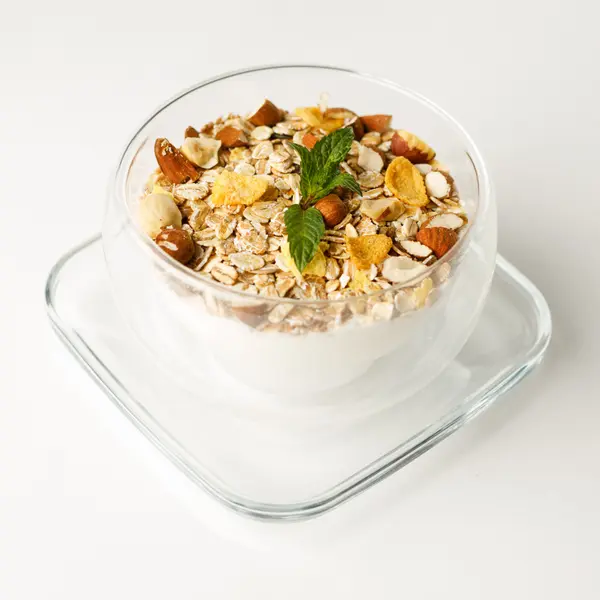 concept-food-cafe-bar - Chia pudding with almond milk