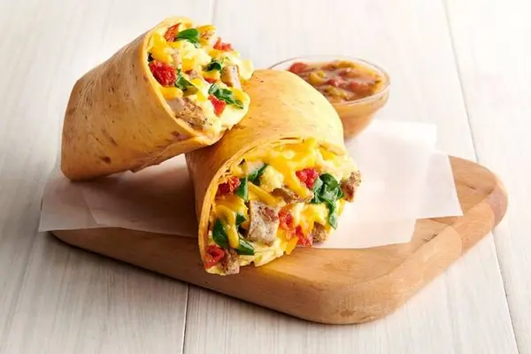 corner-bakery-cafe - Sausage, Egg & Cheddar Breakfast Wrap