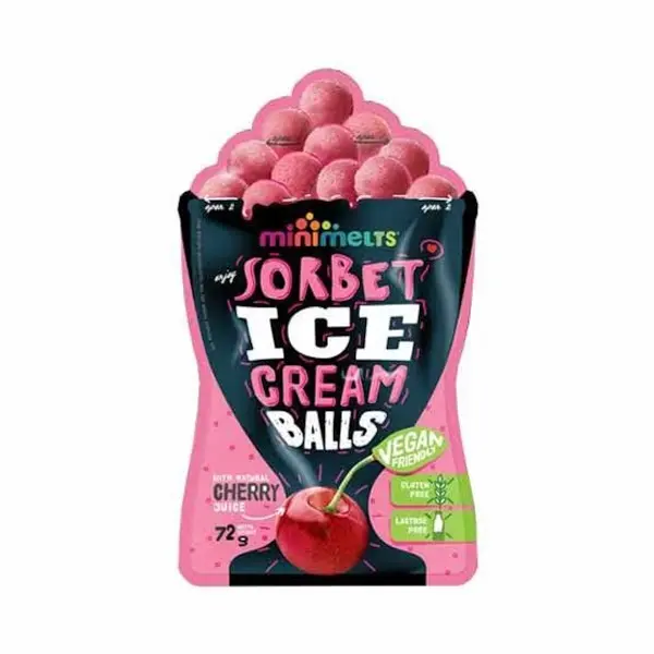 courtyard-cafe - Cherry Sorbet Balls - Vegan