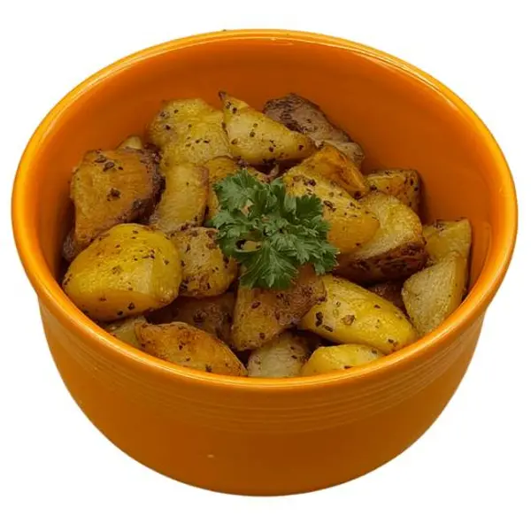 cracked-battered - Golden crisp potatoes