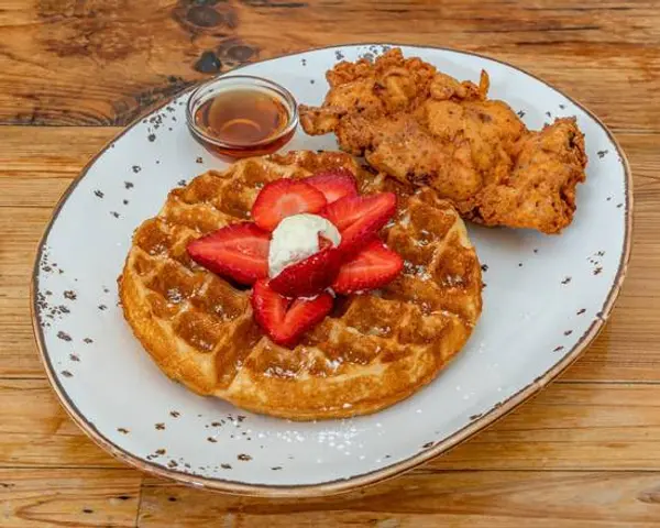 cracked-battered - Chicken & Waffles