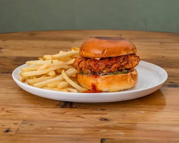 cracked-battered - Nashville Chicken Sandwich