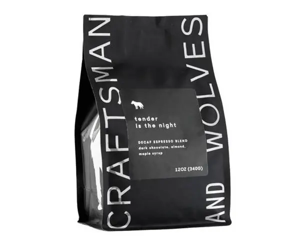 craftsman-and-wolves - Tender is the Night // Decaf Espresso Coffee Beans