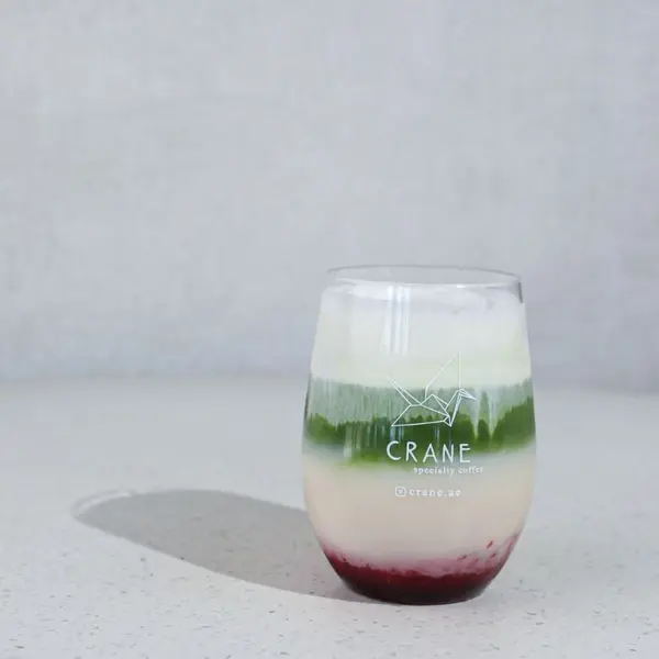 crane-cafe - Strawberry Matcha
