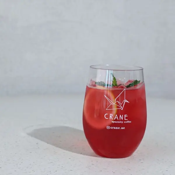 crane-cafe - Hibiscus Iced Tea