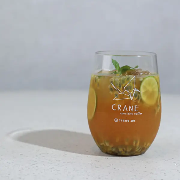 crane-cafe - Passion Fruit Iced Tea