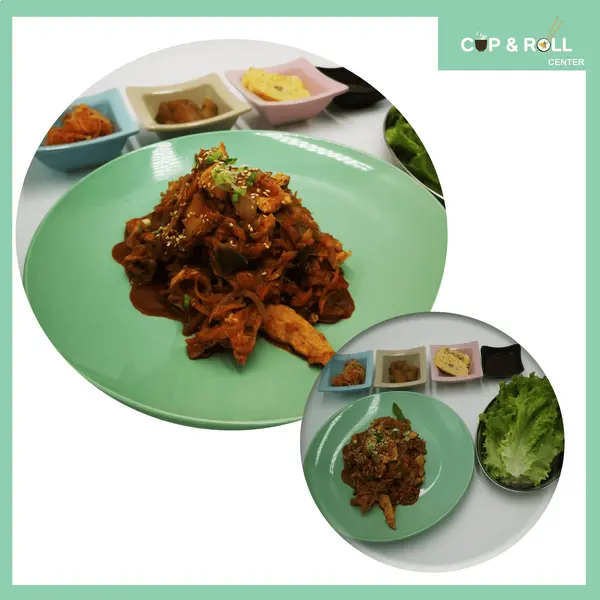 cuproll-center-korean-restaurant - Korean main dish with spicy pork and vegetables 500g.