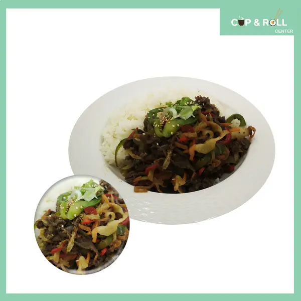 cuproll-center-korean-restaurant - Доп Бап с телешко месо Булгоги